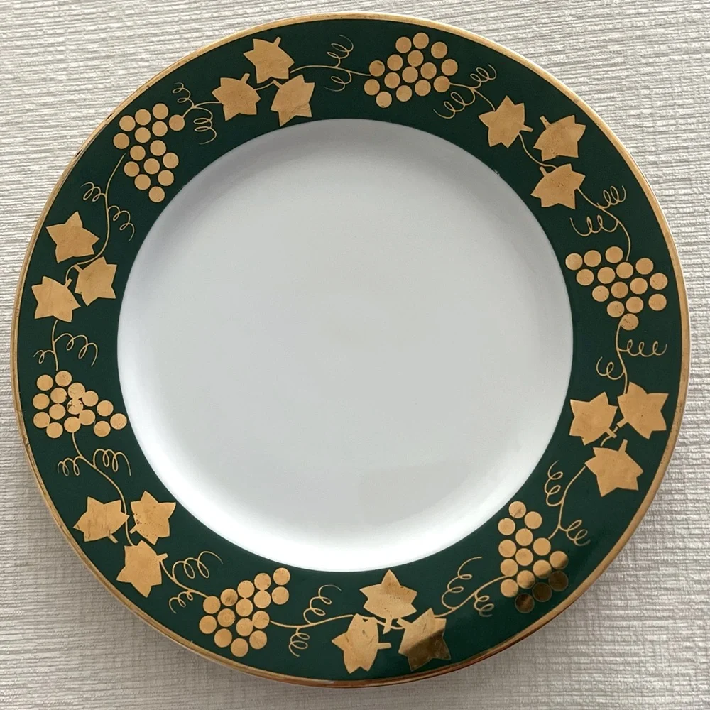 2 Crate & Barrel “Grapes & Leaves”Design 10.25
